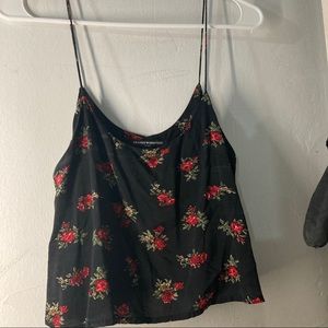 brandy Melville rose tank crop top